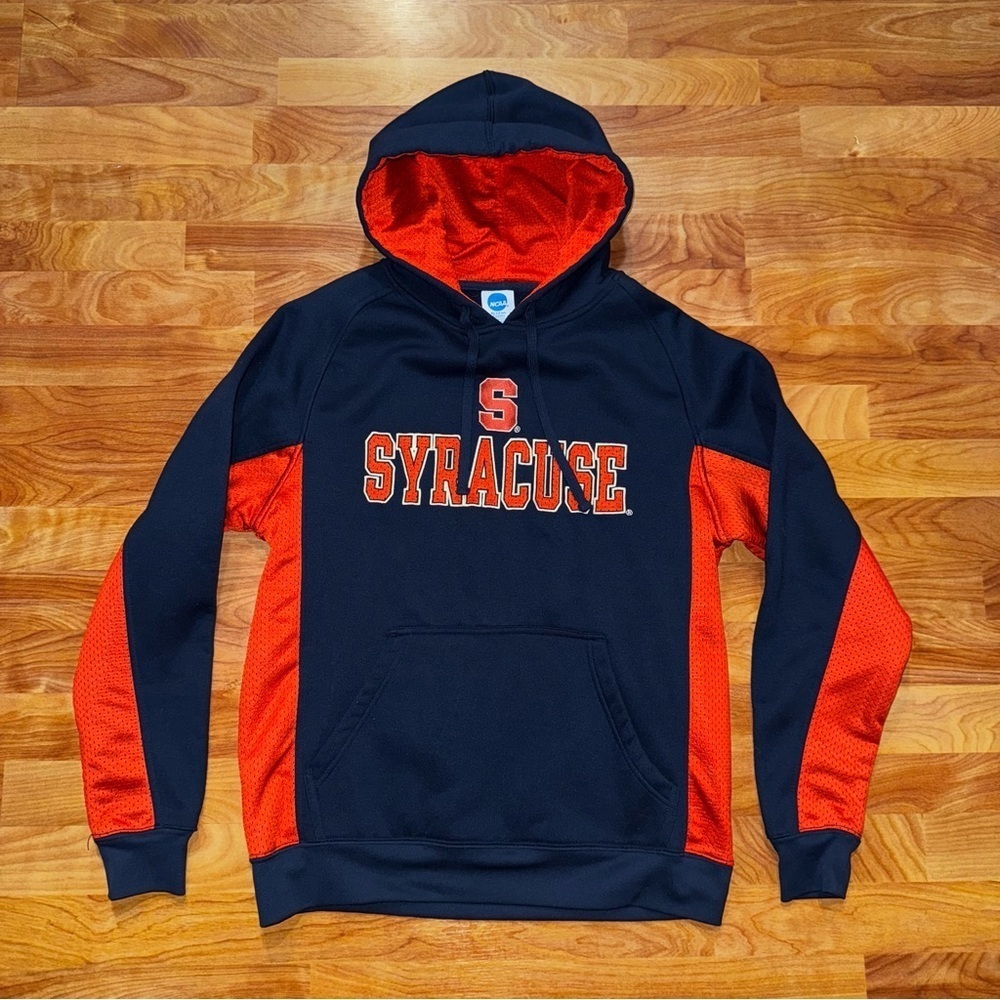 Rare Syracuse Orangemen Hoodie Navy Blue And Orange Men’s Size Medium - NICE!